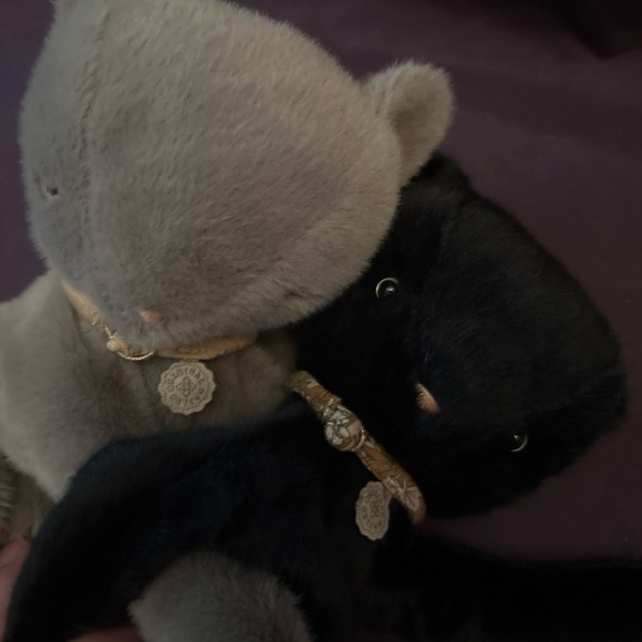 Maileg bundle of 2 SLEEPING KITTENS black & grey NWT - Picture 14 of 14